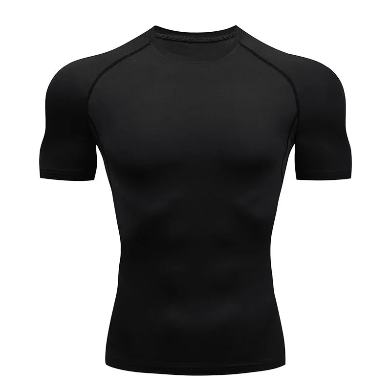 Men's Quick Dry Compression Running T Shirt
