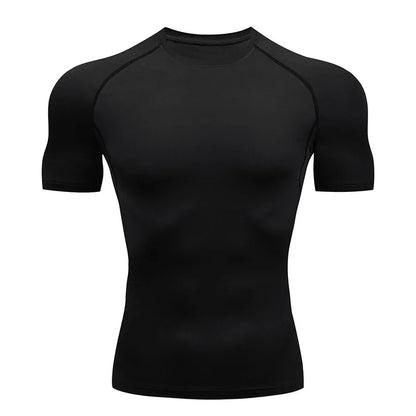 Men's Quick Dry Compression Running T Shirt