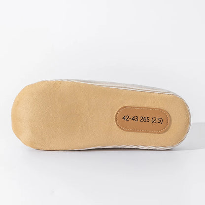 Soft Fur Unisex Home Slippers Warm Non Slip Indoor Shoes