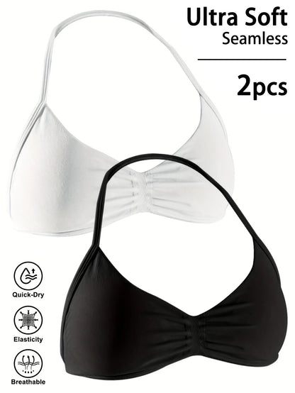 Women's High Support Lace Up Sports Bra