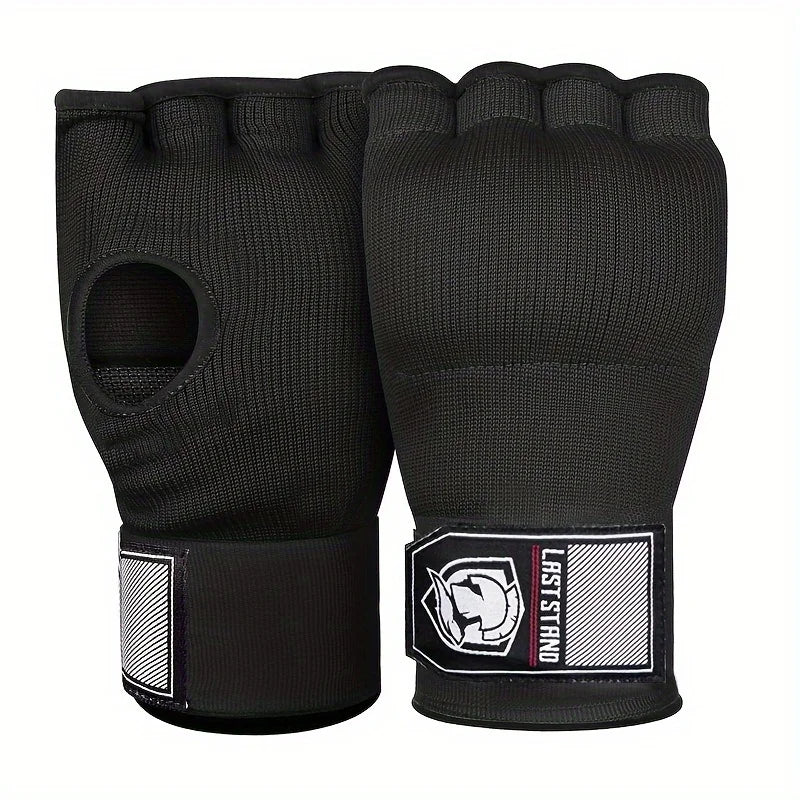 MMA Half Finger Gel Boxing Gloves with Wrist Support