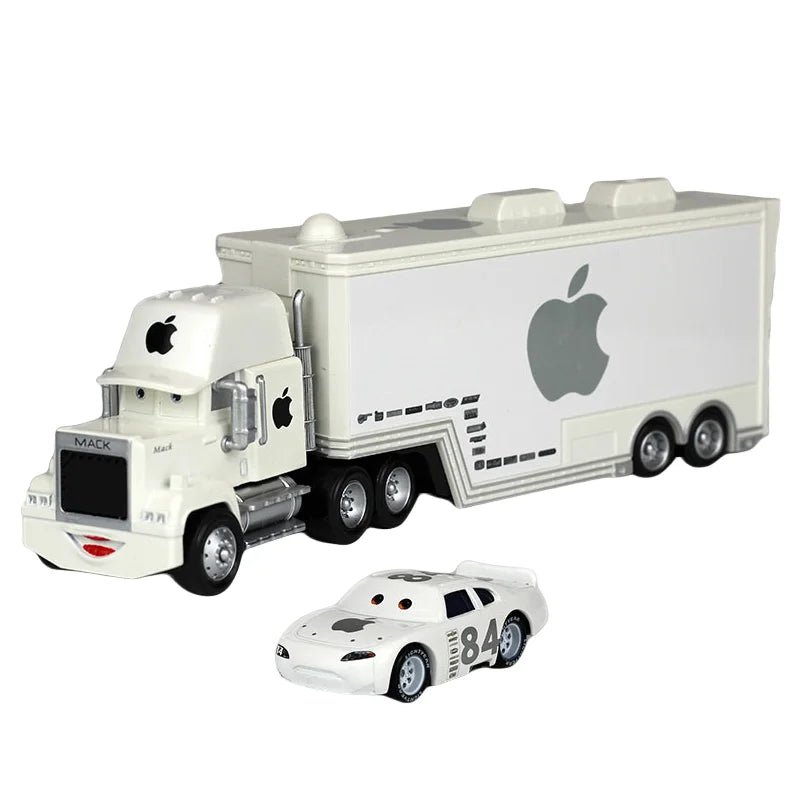 Lightning McQueen and Friends Diecast Container Truck Toy Set
