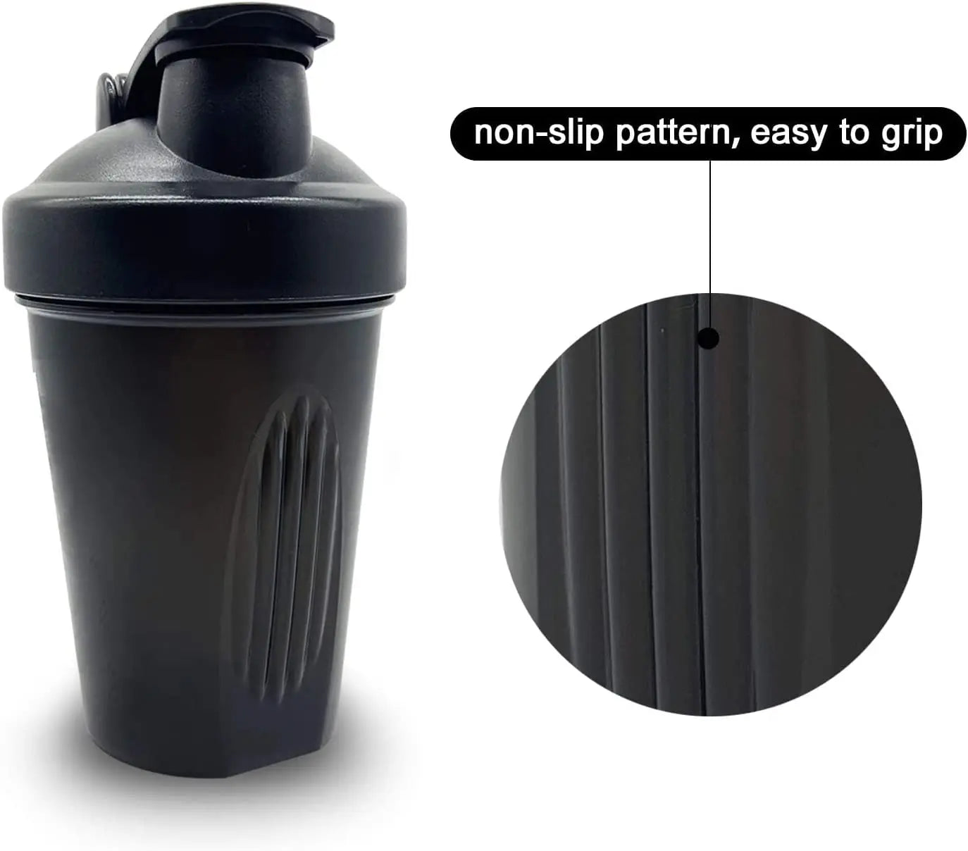 Leeseph BPA Free Leak Proof Protein Shaker Bottle with Mixing Ball