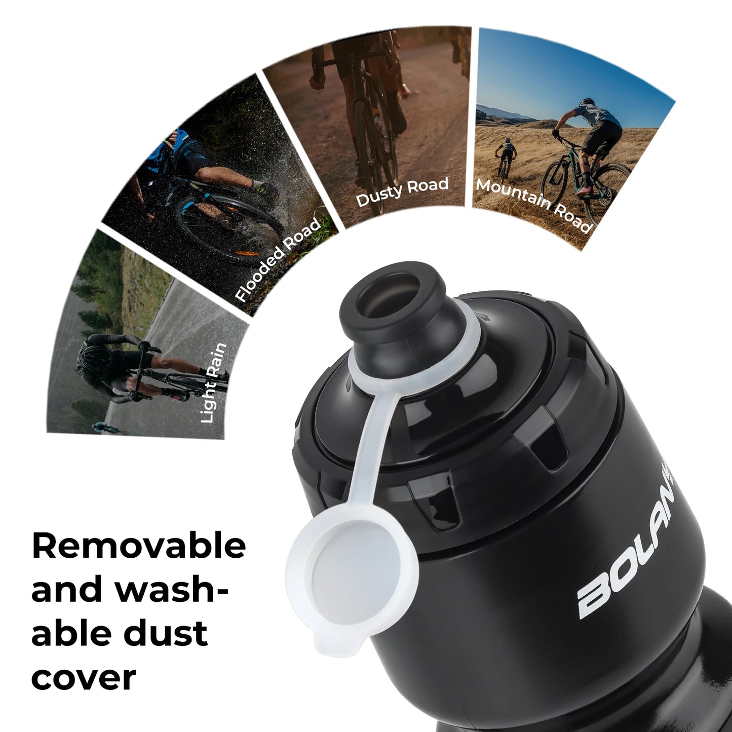 BOLANY 750ml Portable Squeeze Cycling Water Bottle