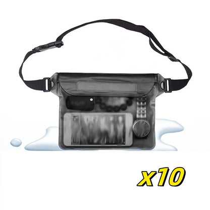 Waterproof Dry Bag Waist Pack with Phone Pouch