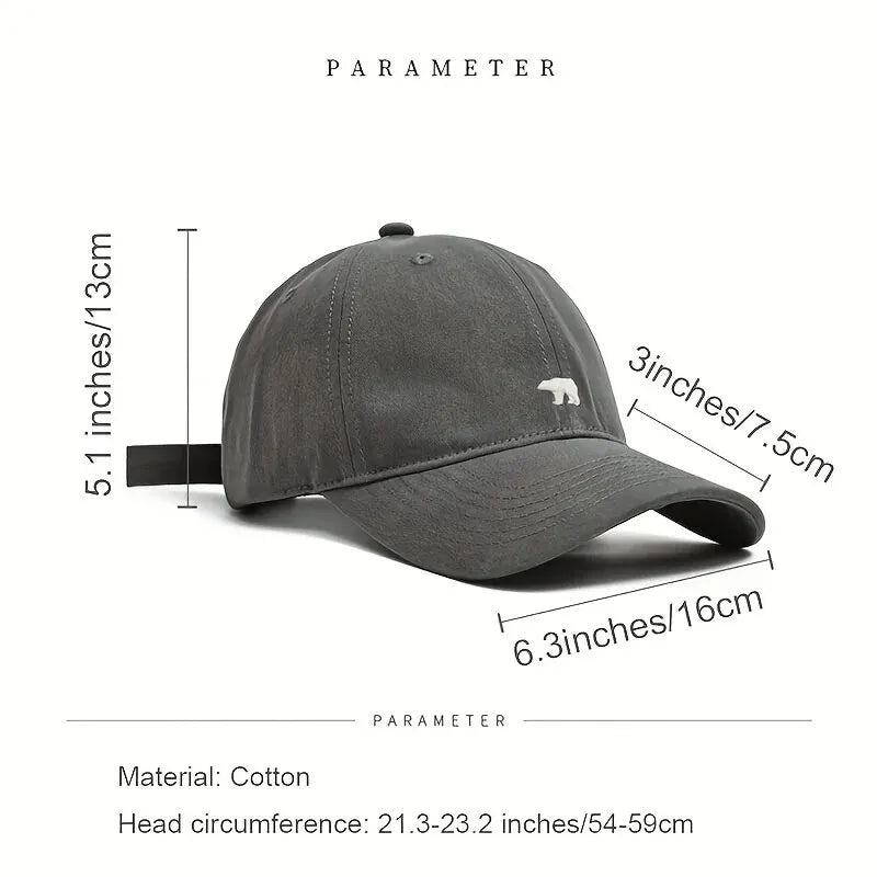 Arctic Bear Soft Top Outdoor Sports Baseball Cap
