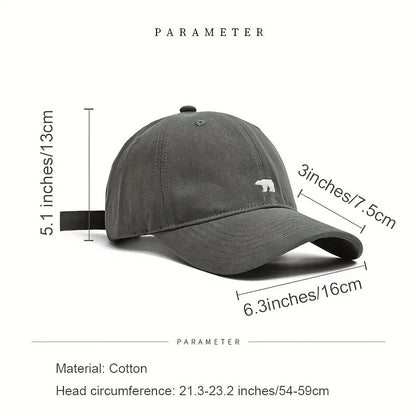 Arctic Bear Soft Top Outdoor Sports Baseball Cap