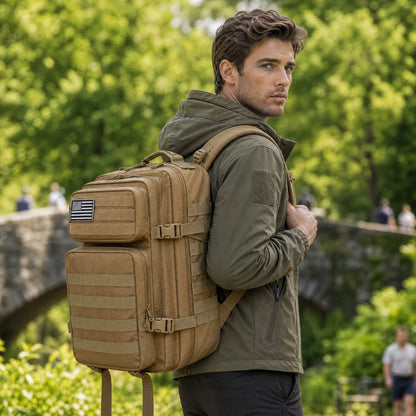 45L MOLLE Tactical Travel and Hiking Backpack