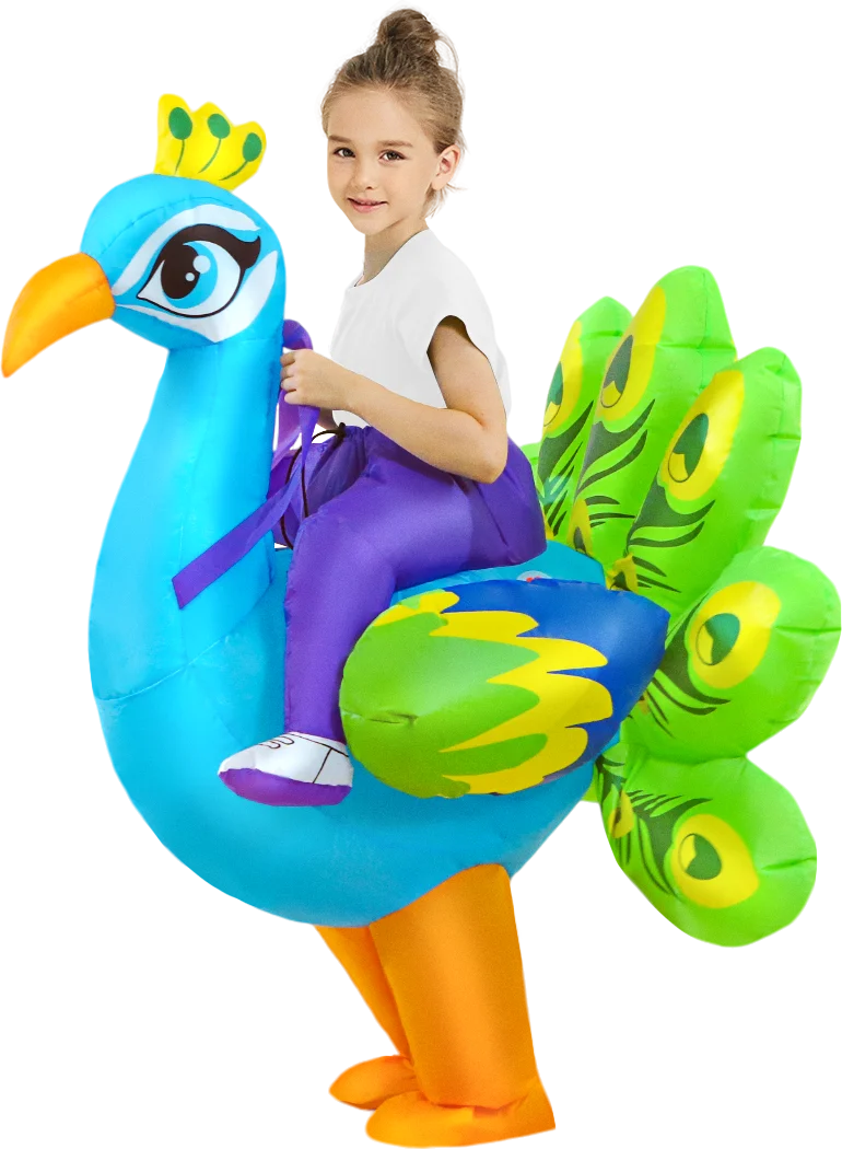 Kids Dinosaur Inflatable Costume for Halloween & Cosplay