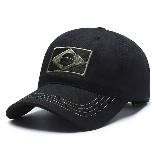Brazil Flag Men's Sun Protection Sports Baseball Cap
