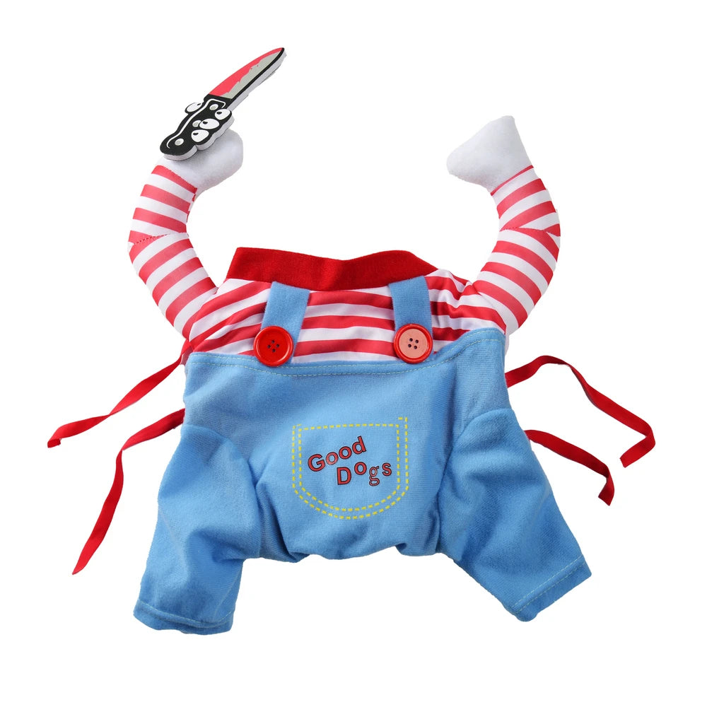 Funny Halloween Dog & Cat Cosplay Costume for Small & Medium Pets