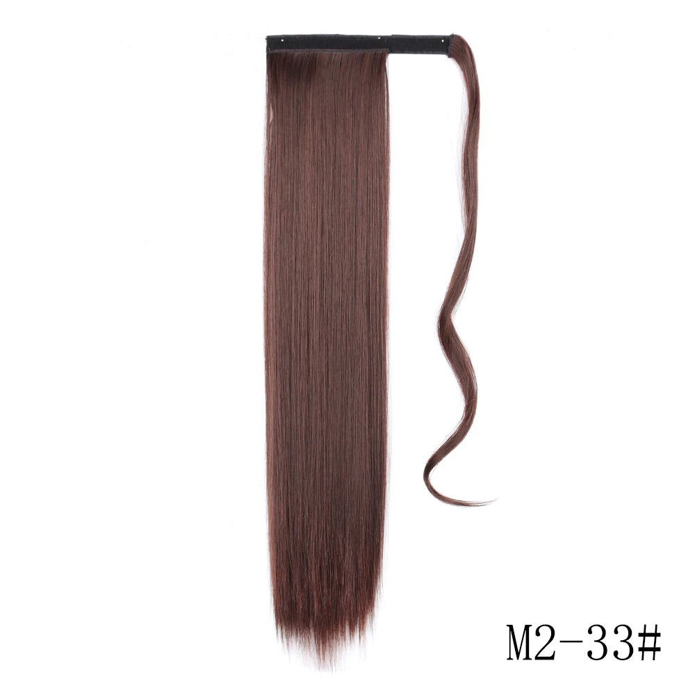 Long Straight Wrap Around Ponytail Hair Extension