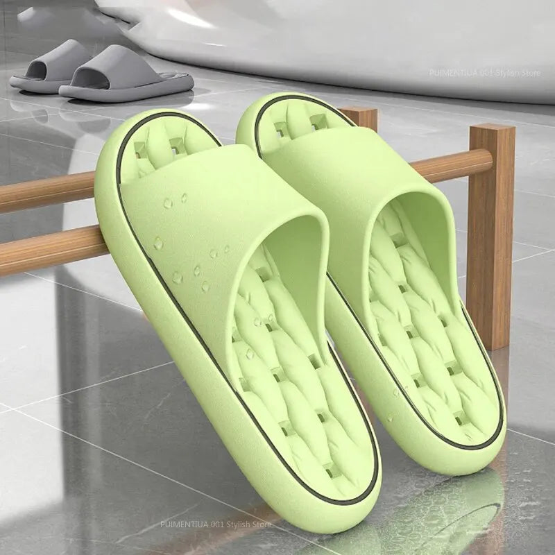 Quick Dry EVA Shower Slippers for Women Lightweight Beach Slides
