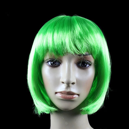 Short Bob Synthetic Cosplay Wig for Women