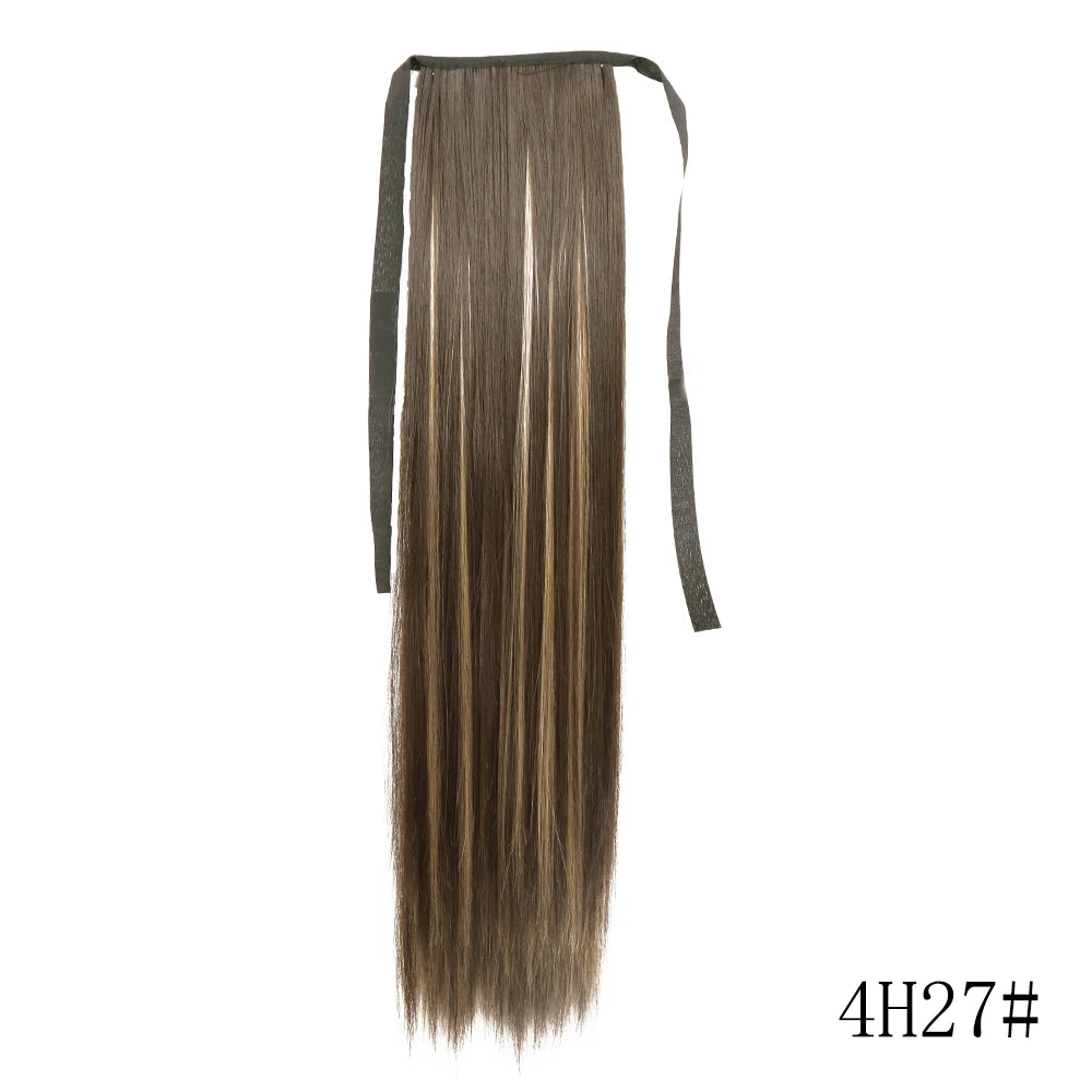 Long Straight Wrap Around Ponytail Hair Extension