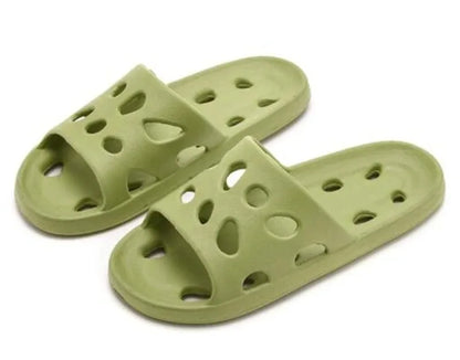 Unisex Non Slip EVA Drainage Shower Slippers