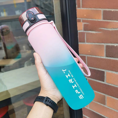 600ml to 1000ml Gradient Sports Water Bottle