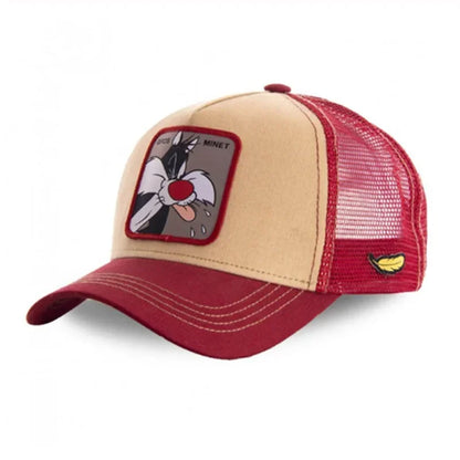 Unisex Anime Cartoon Snapback Trucker Baseball Cap