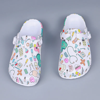 Women’s EVA Closed Toe Clogs Adjustable Buckle Non Slip Slippers