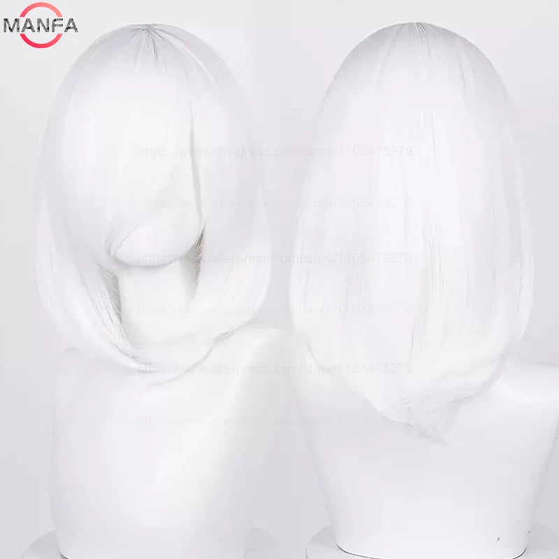40cm Heat Resistant Anime Cosplay Wig with Bangs