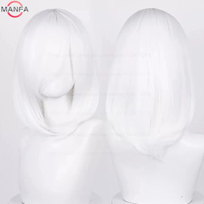40cm Heat Resistant Anime Cosplay Wig with Bangs