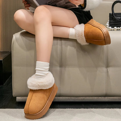 Women’s Plush Faux Fur Winter Slippers Warm Indoor Shoes