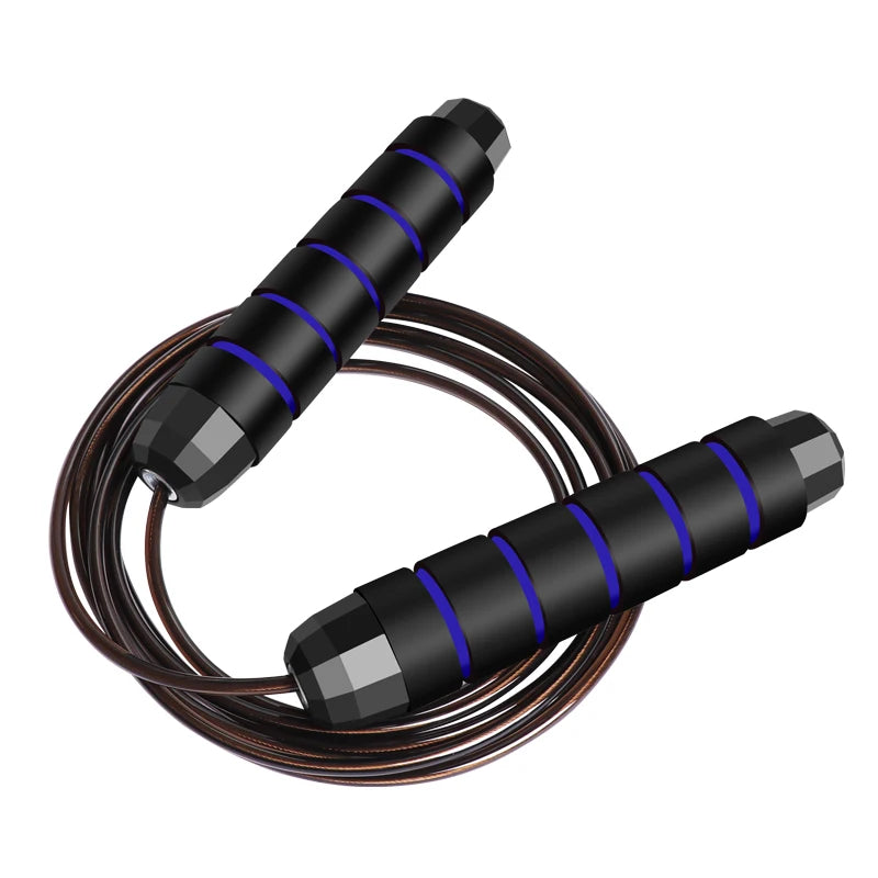Adjustable Speed Jump Rope with Steel Wire