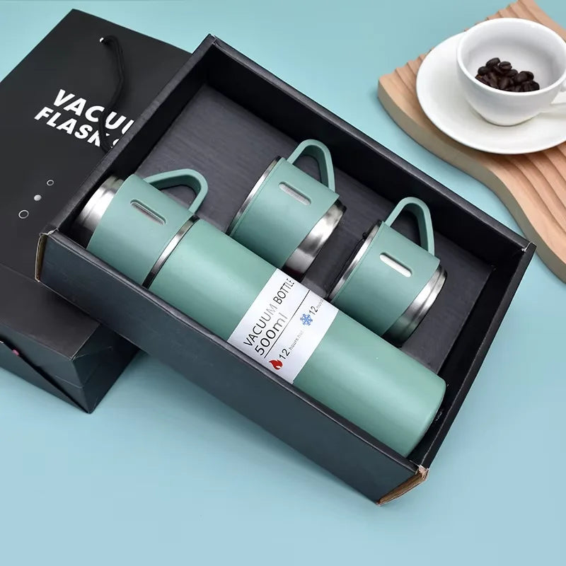 500ml Stainless Steel Vacuum Insulated Thermos Gift Set