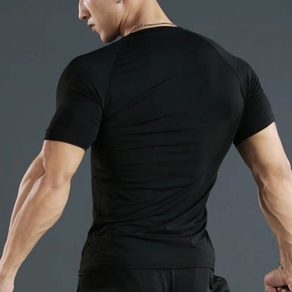 Men's Quick Dry Compression Running T Shirt