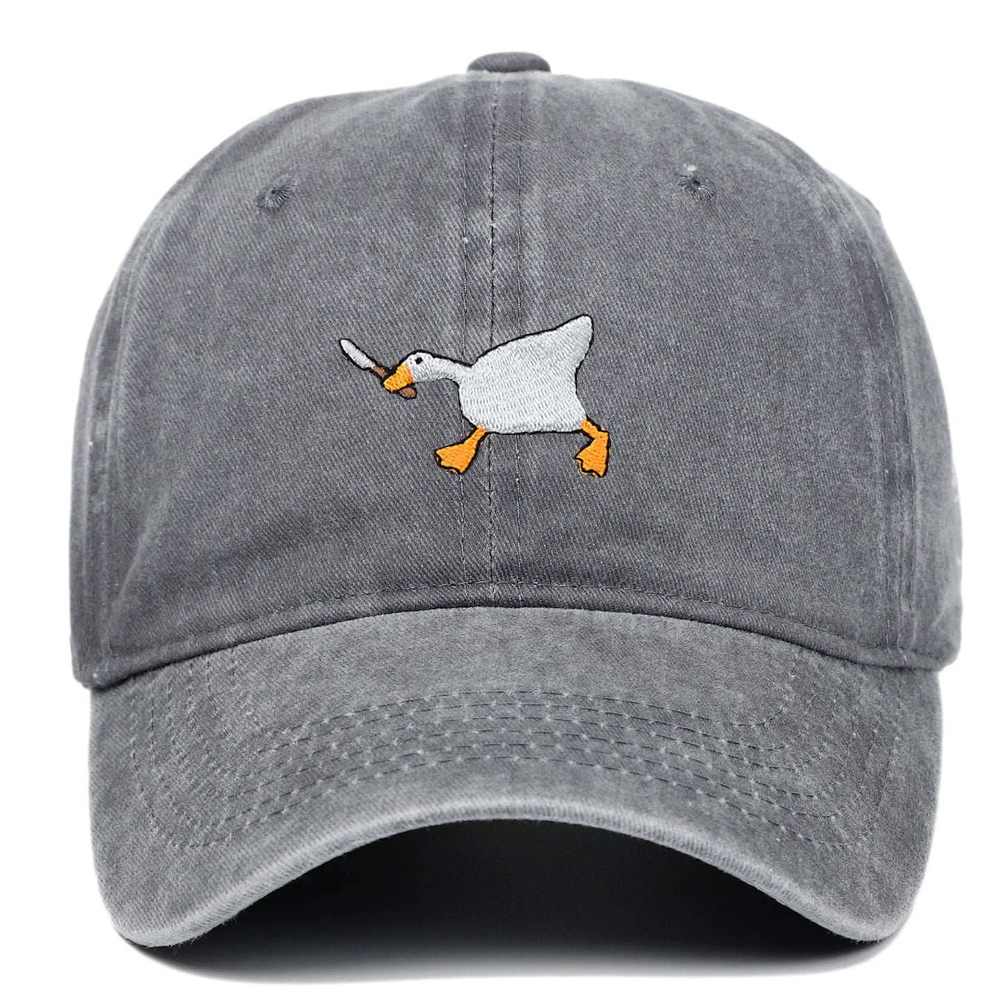 Unisex Embroidered Goose Baseball Cap