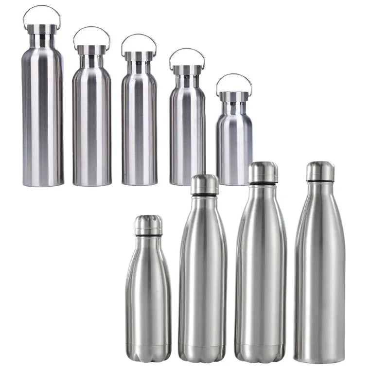 500ml to 1L Stainless Steel Sports Water Bottle