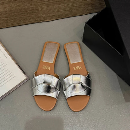 Women’s Solid Color Fashion Summer Slippers Lightweight Shoes