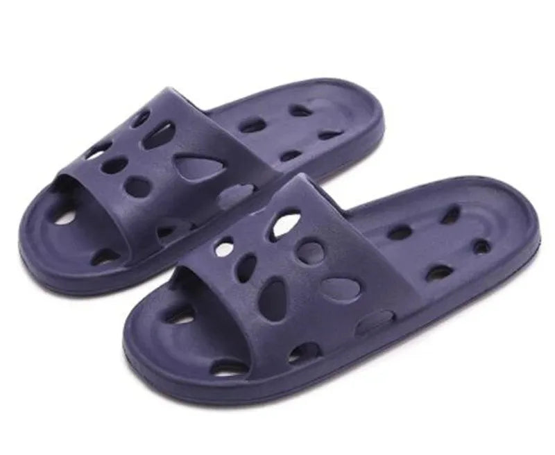 Unisex Non Slip EVA Drainage Shower Slippers