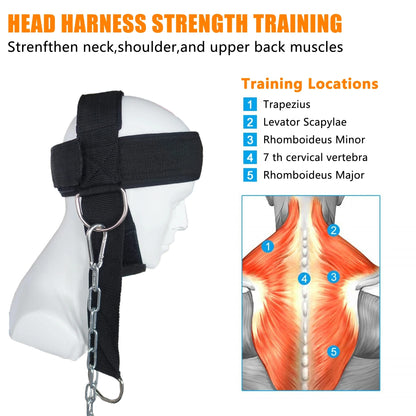 Head Harness Neck Strength Training Strap