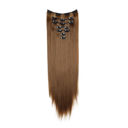 WIGSIN 24 Inch 7 Piece Straight Clip In Hair Extensions