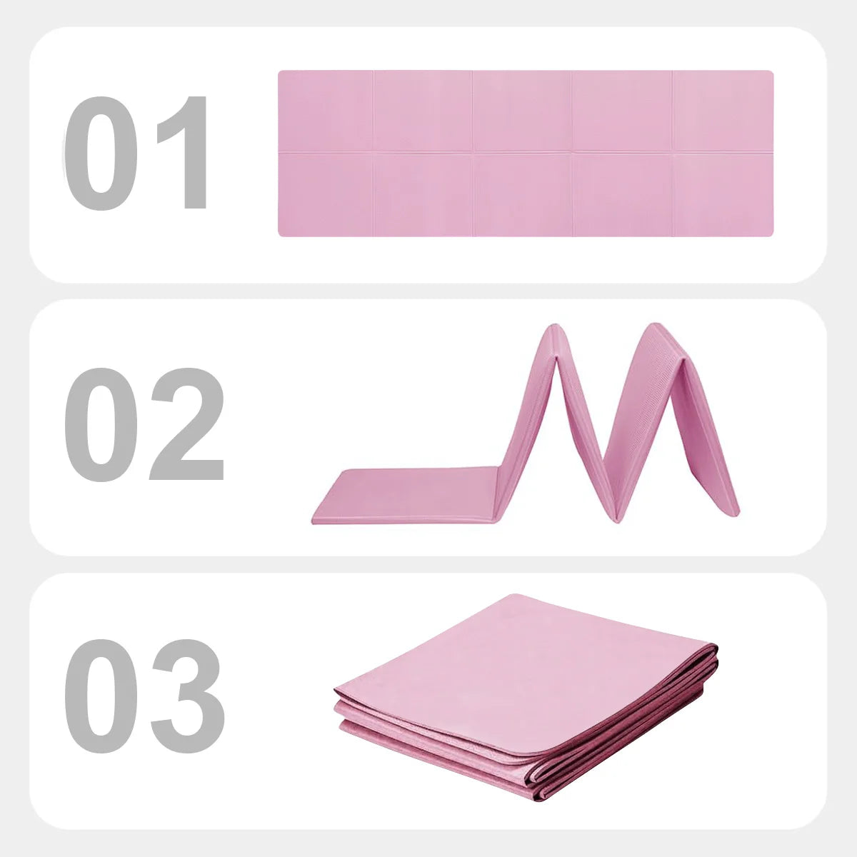 3 to 6mm Non Slip Yoga and Pilates Exercise Mat
