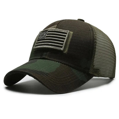 Unisex Breathable Mesh Embroidered Baseball Cap