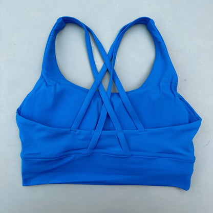 Women's Cross Back Padded High Support Sports Bra