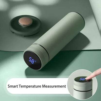 500ml Stainless Steel Temperature Display Thermos Bottle