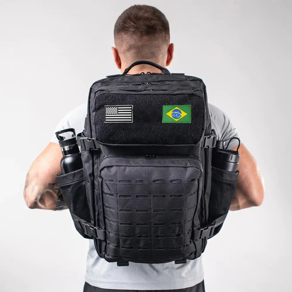 25L or 50L MOLLE Tactical Hiking Backpack with 2 Bottle Holders