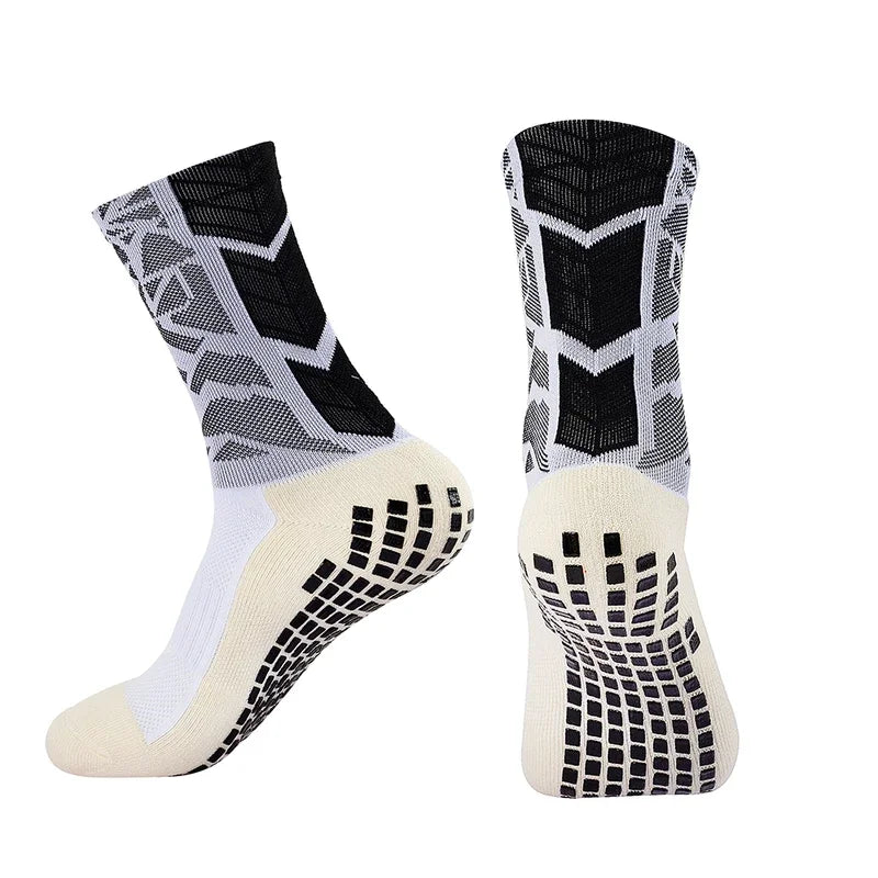 MagiMobo Men's Non Slip Grip Football Socks