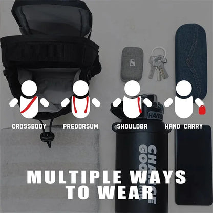 Large Capacity Magnetic Gym Bag with Phone and Water Bottle Pocket