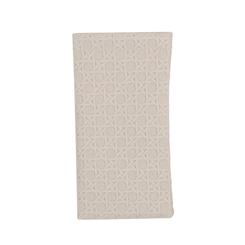 Self Closing PU Leather Long Wallet and Passport Holder
