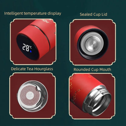 Style 304 Stainless Steel Thermos Bottle with Temperature Display