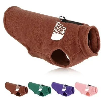Warm Stretch Fleece Vest for Dogs Autumn Winter Pet Clothes