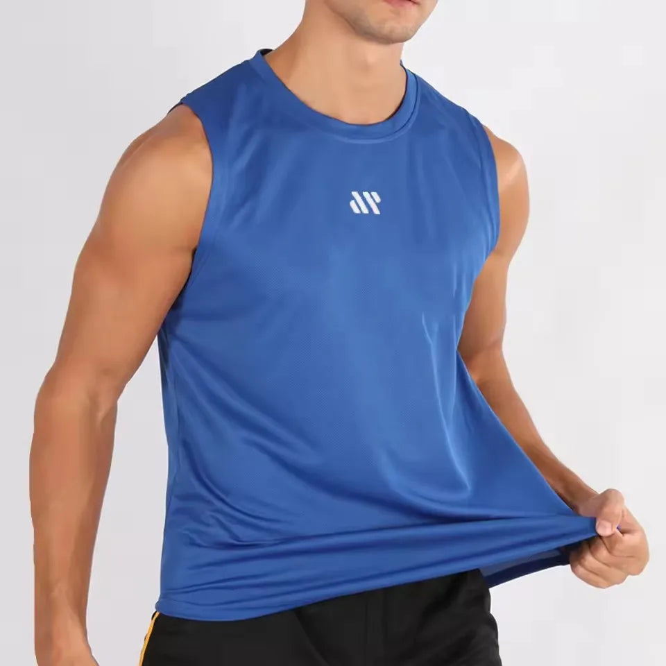 Men's Mesh Bodybuilding Stringer Tank Top