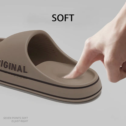 Feslishoet Unisex Thick Sole Anti Slip Slide Sandals