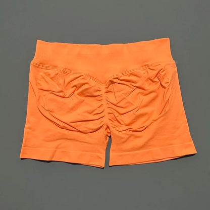 Women's Seamless Scrunch Butt Gym Biker Shorts