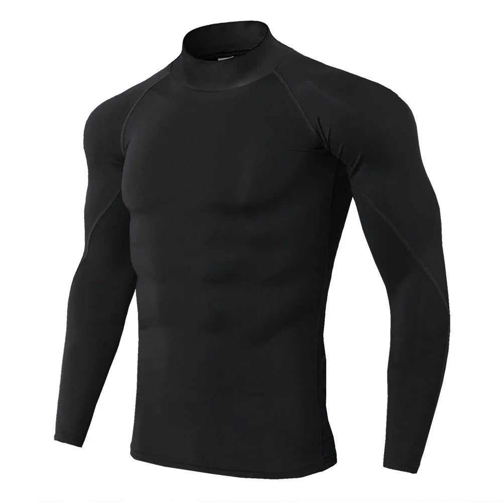 Men's Quick Dry Long Sleeve Compression Sports Shirt