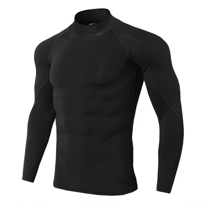 Men's Quick Dry Long Sleeve Compression Sports Shirt